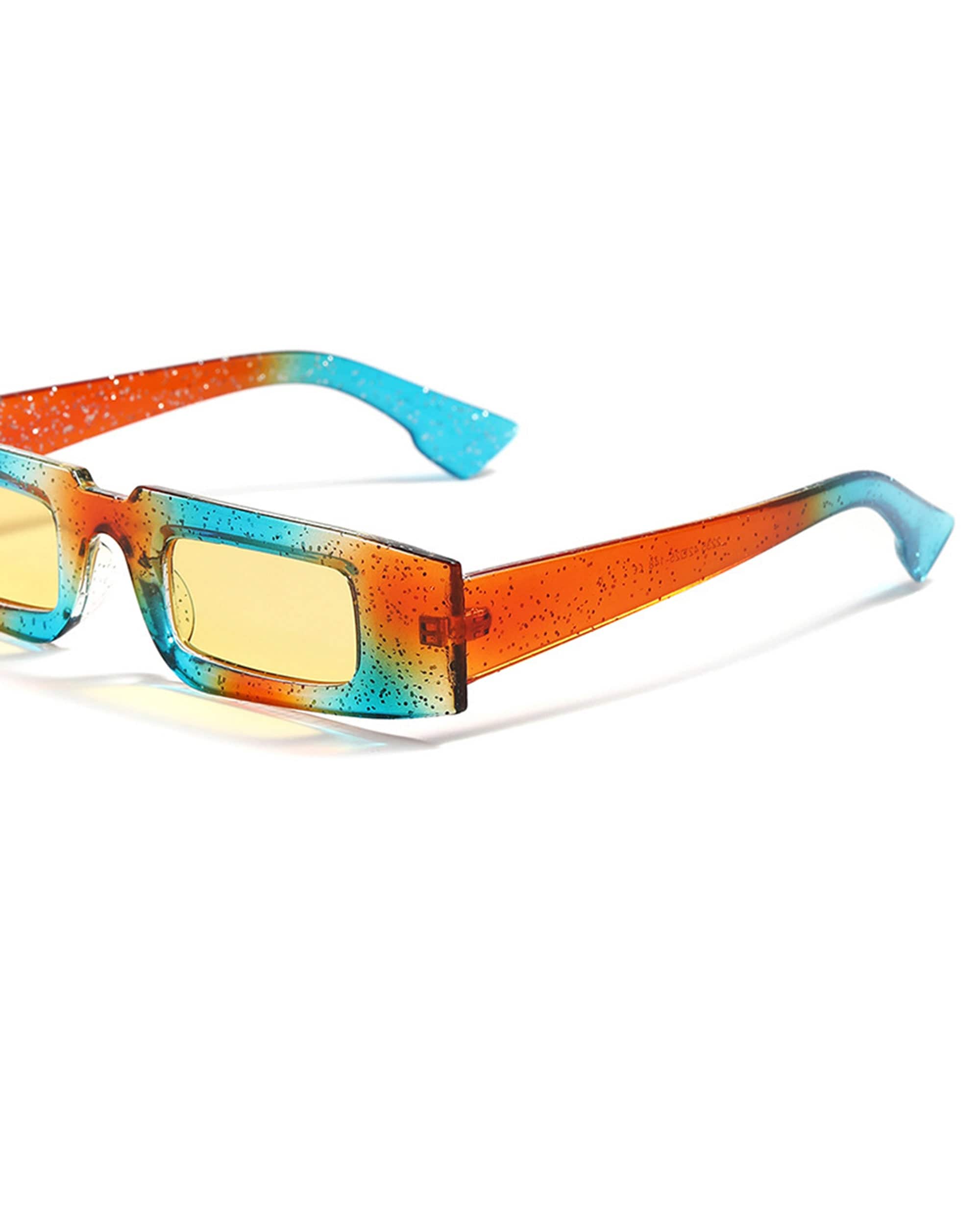 DAMAGE ASIA OPTICALS The Square Bold Frame Sunglasses