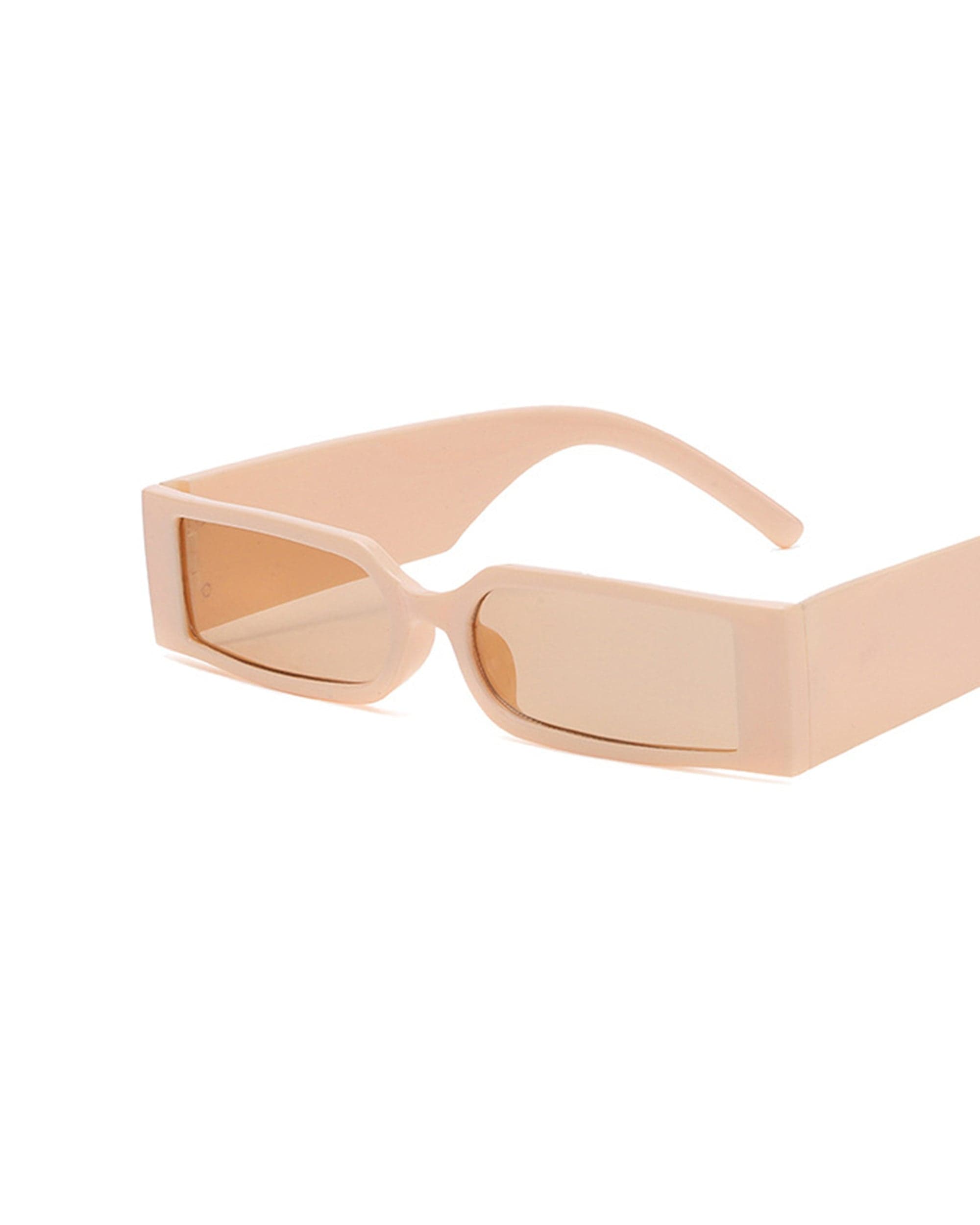DAMAGE ASIA OPTICALS Square Frame Thick Temple Sunglasses