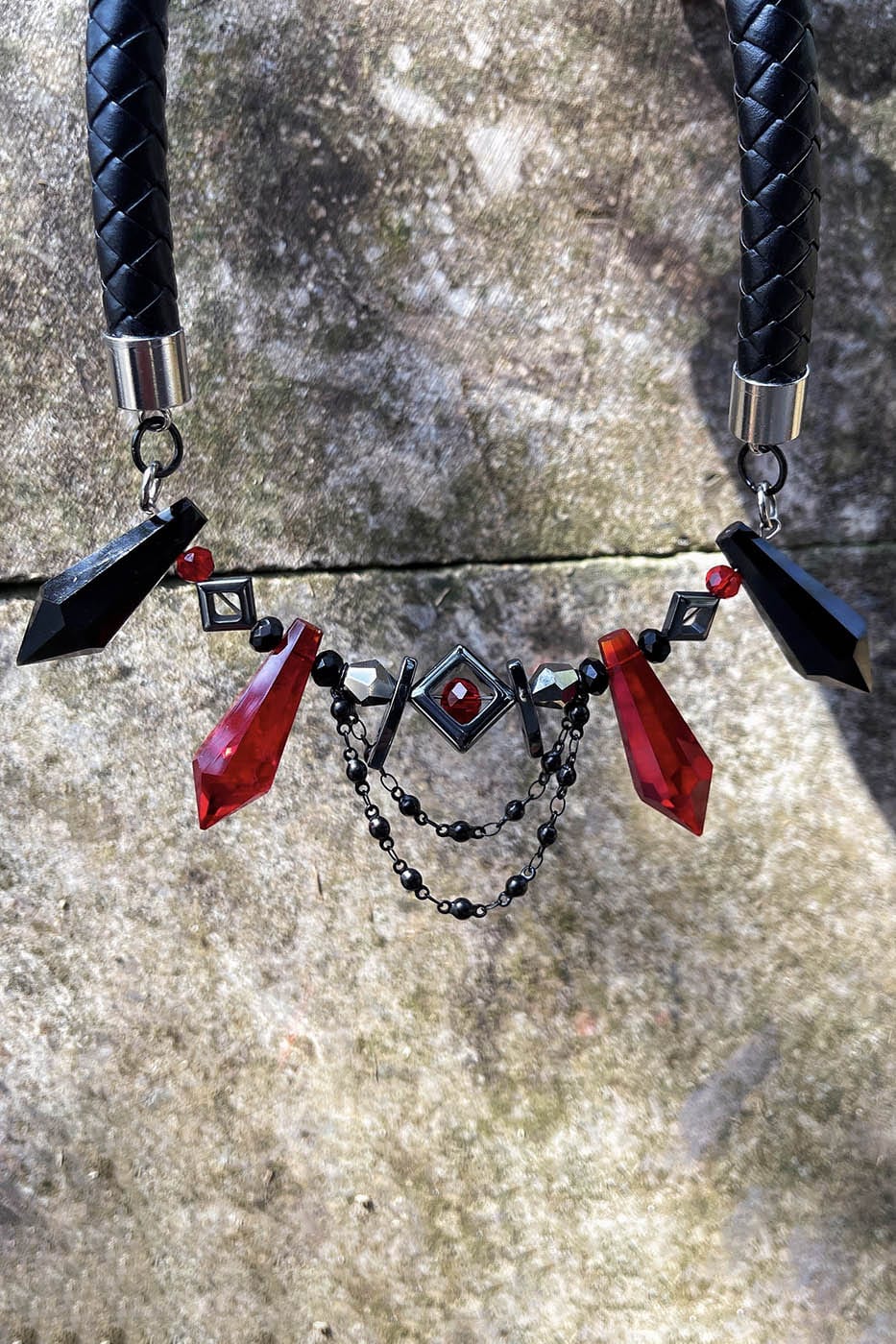ILLUSORY Sanctuary Faux Leather Choker