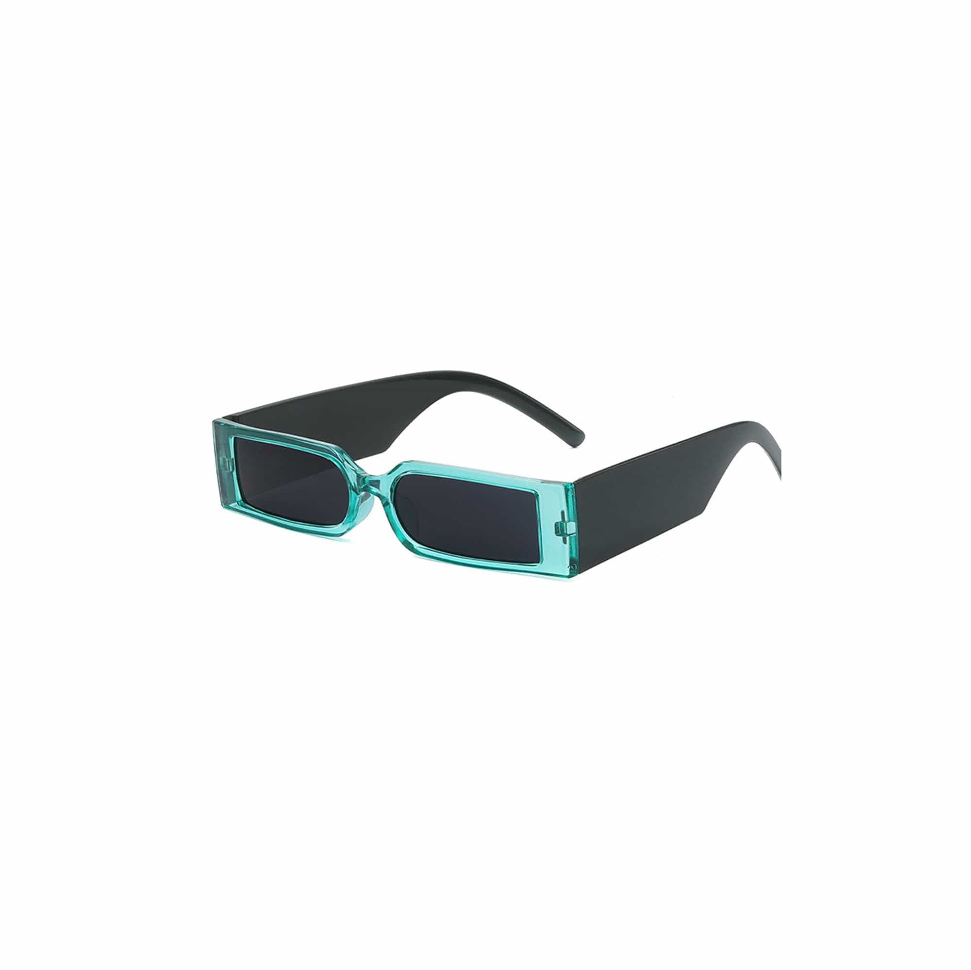 DAMAGE ASIA OPTICALS Square Frame Thick Temple Sunglasses
