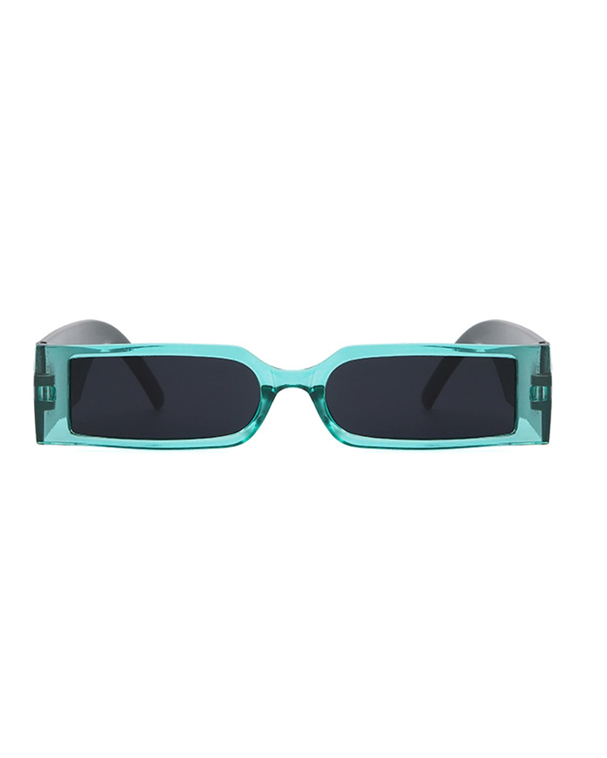 DAMAGE ASIA OPTICALS Square Frame Thick Temple Sunglasses