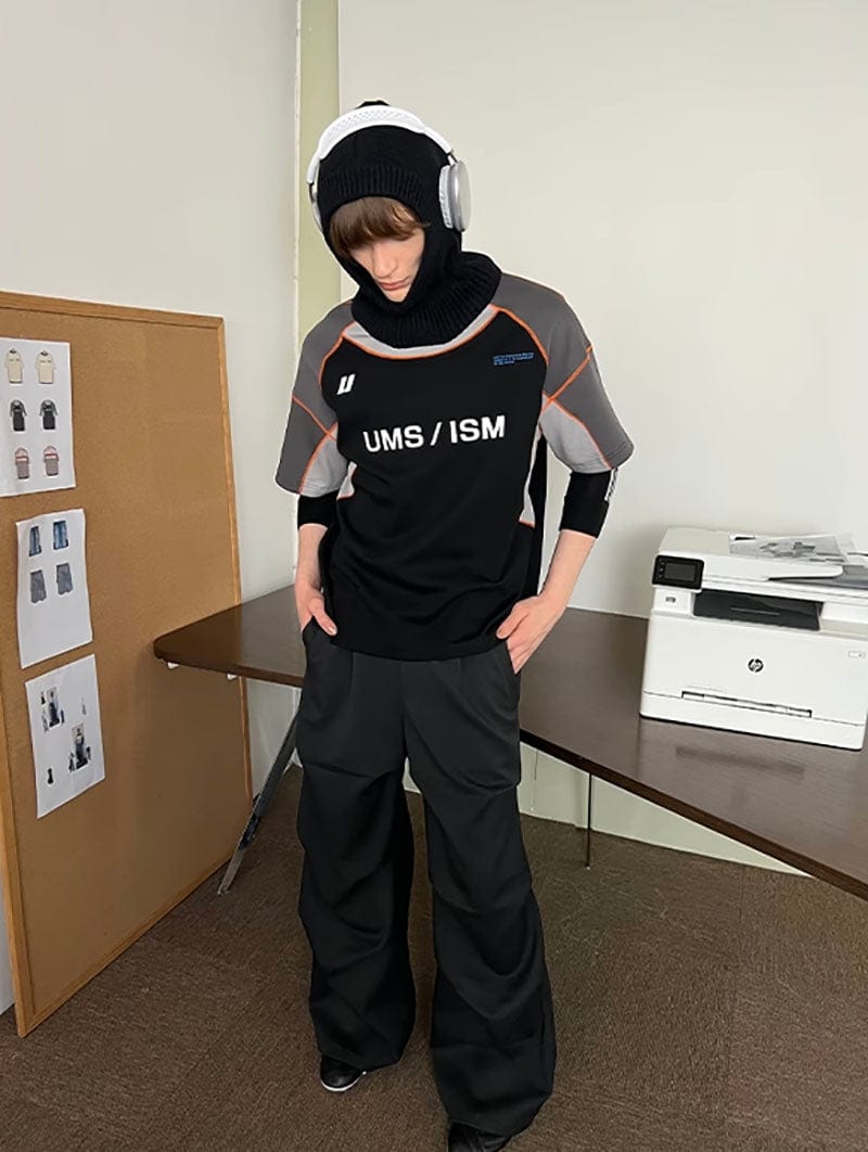 UMAMIISM Deconstructed Racing Raglan T-Shirt