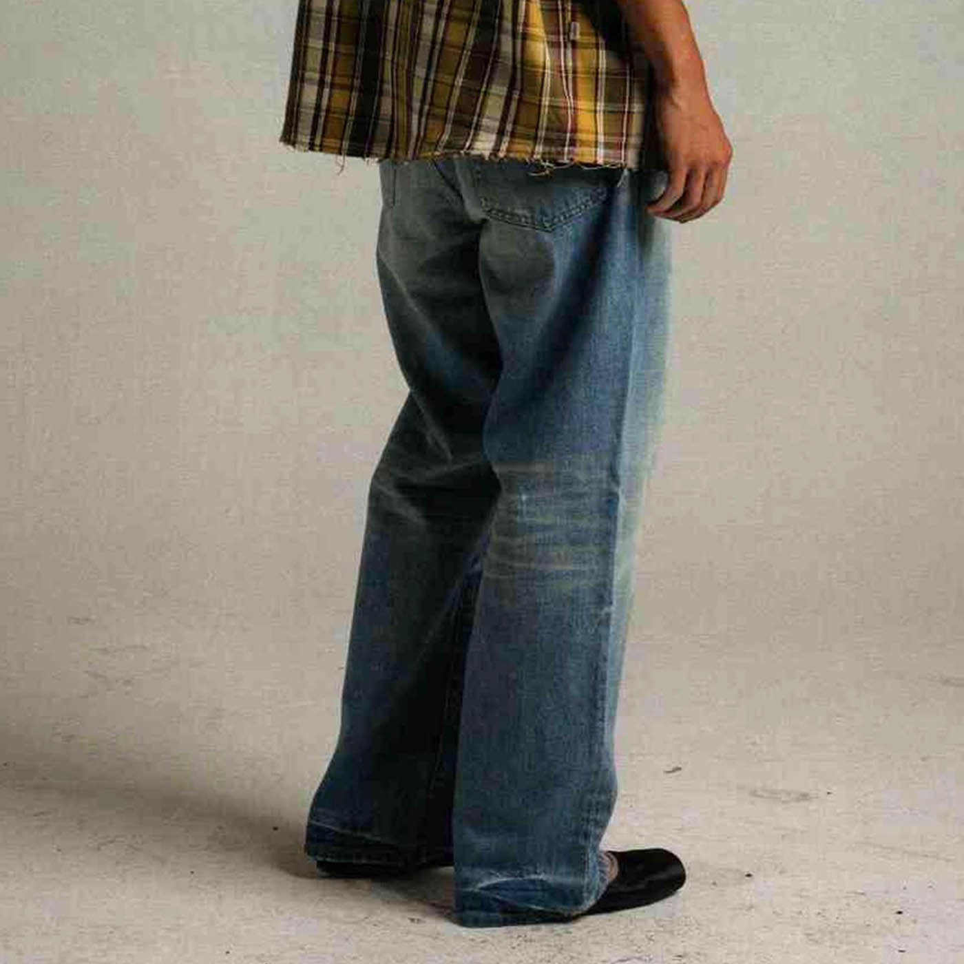 URBAN+FOREST 50s Washed Baggy Jeans