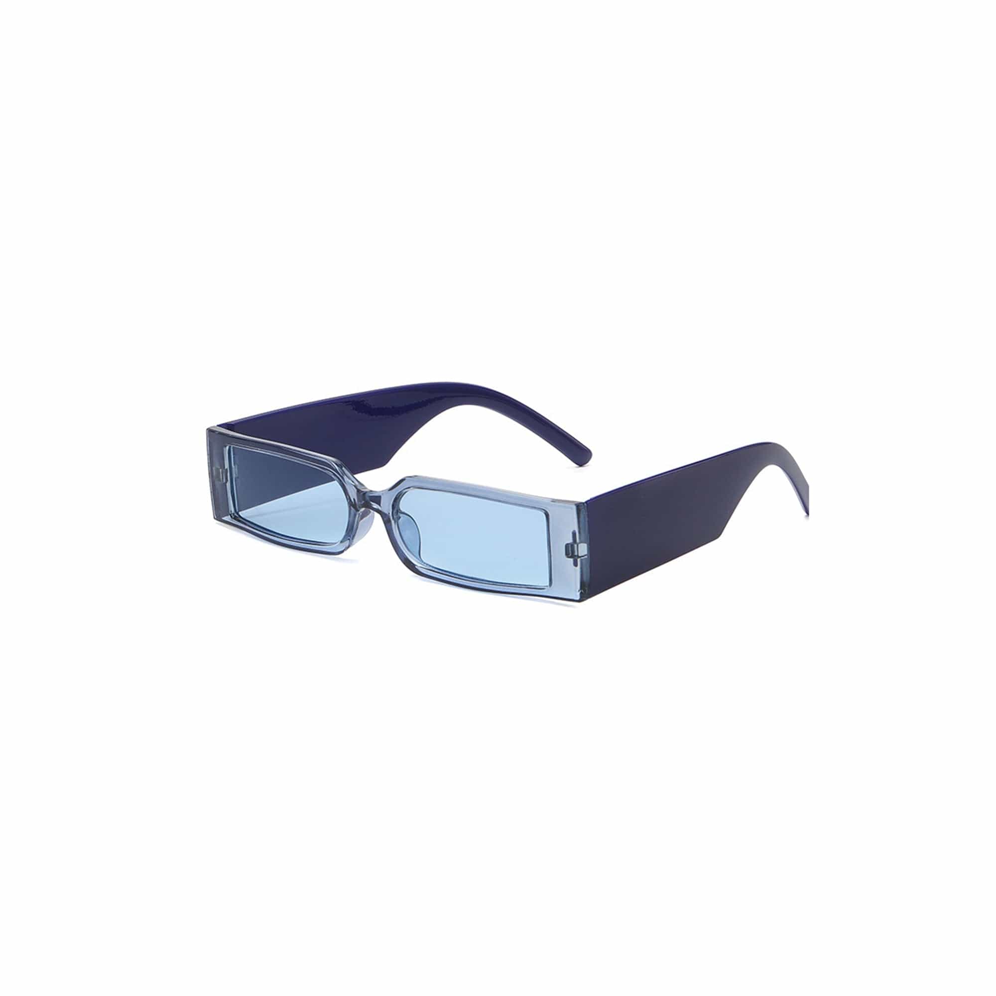 DAMAGE ASIA OPTICALS Square Frame Thick Temple Sunglasses