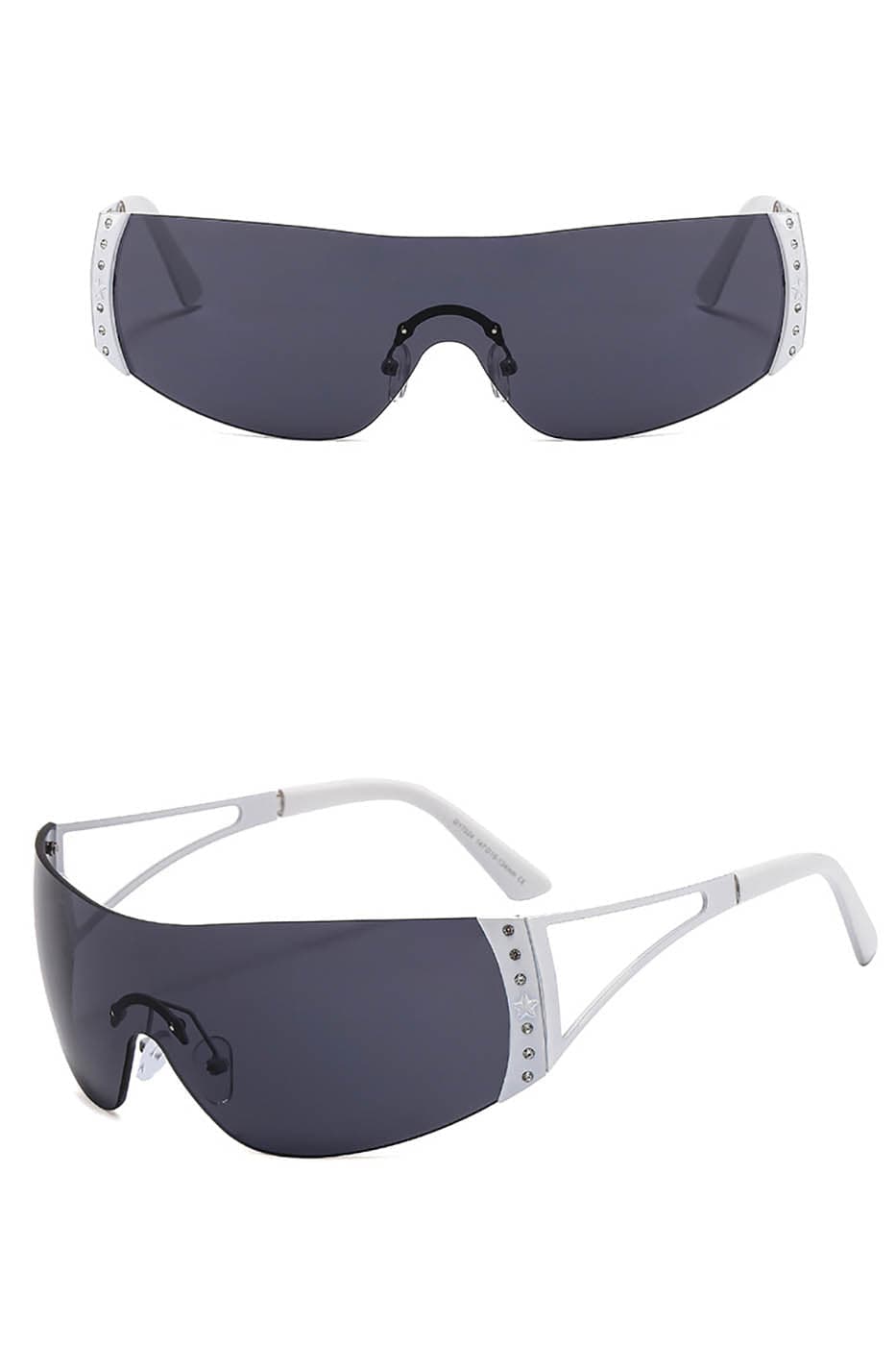 DAMAGE ASIA OPTICALS Rhinestone Frameless Sunglasses