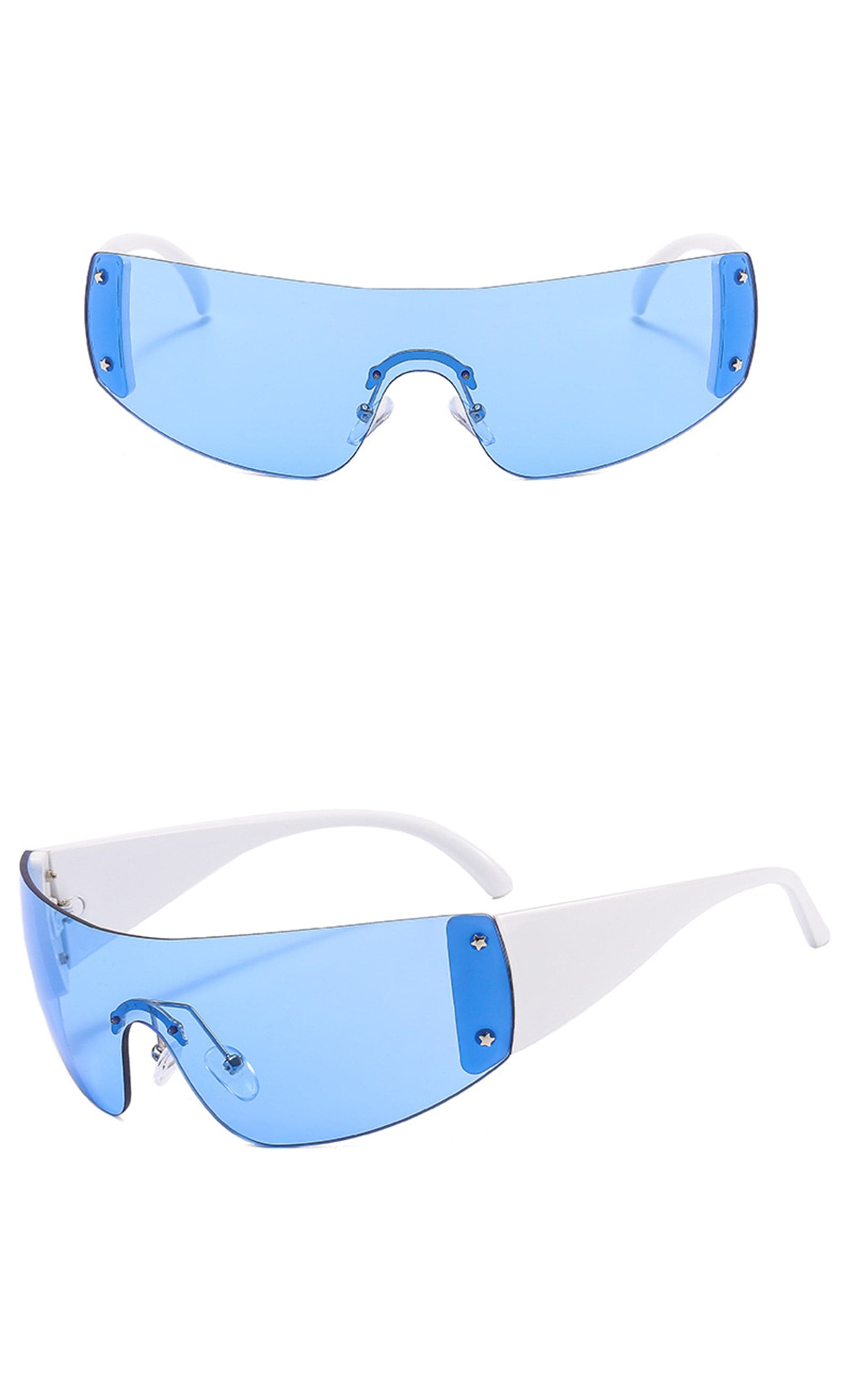 DAMAGE ASIA OPTICALS Frameless One-Piece Sunglasses