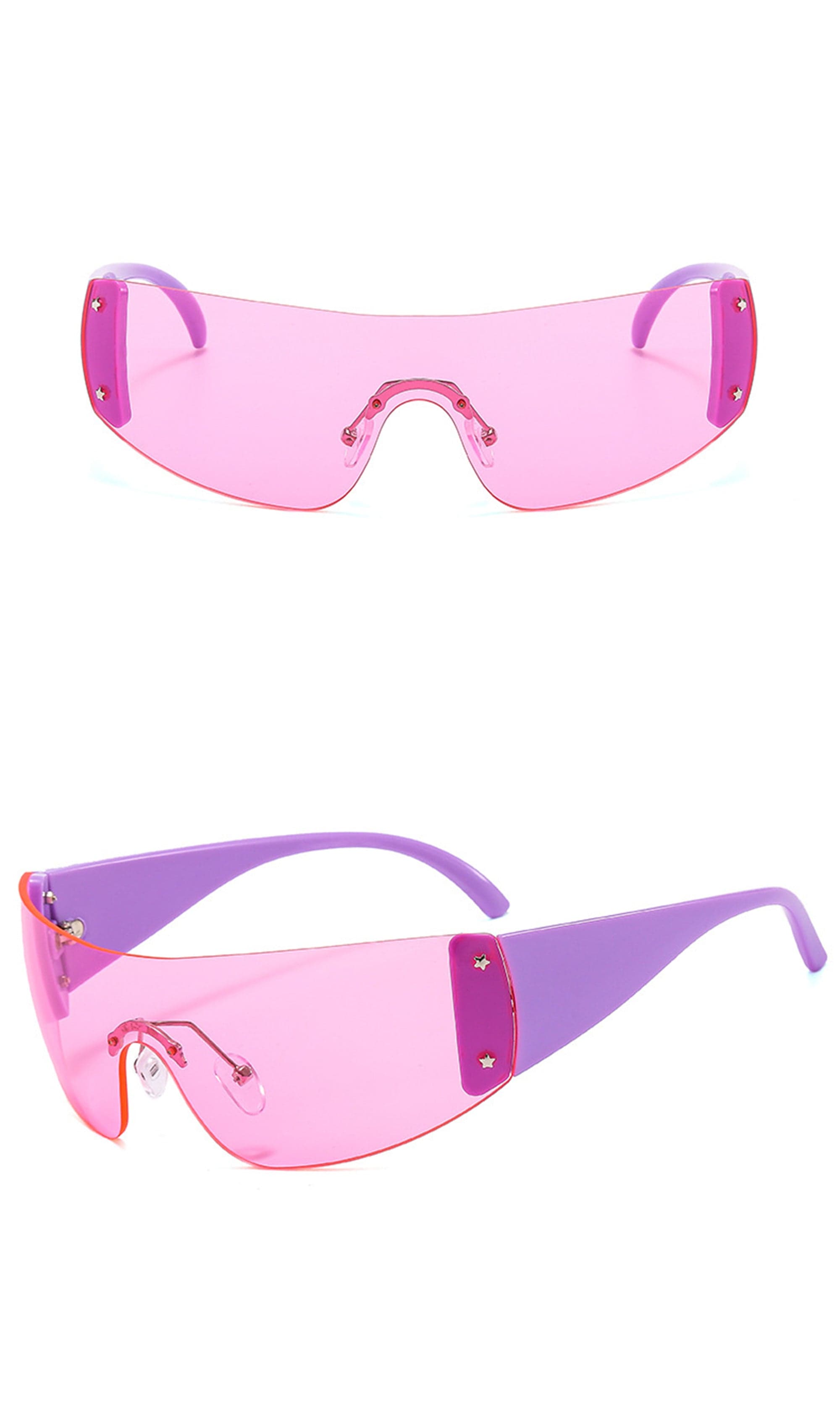 DAMAGE ASIA OPTICALS Frameless One-Piece Sunglasses