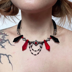 ILLUSORY Sanctuary Faux Leather Choker