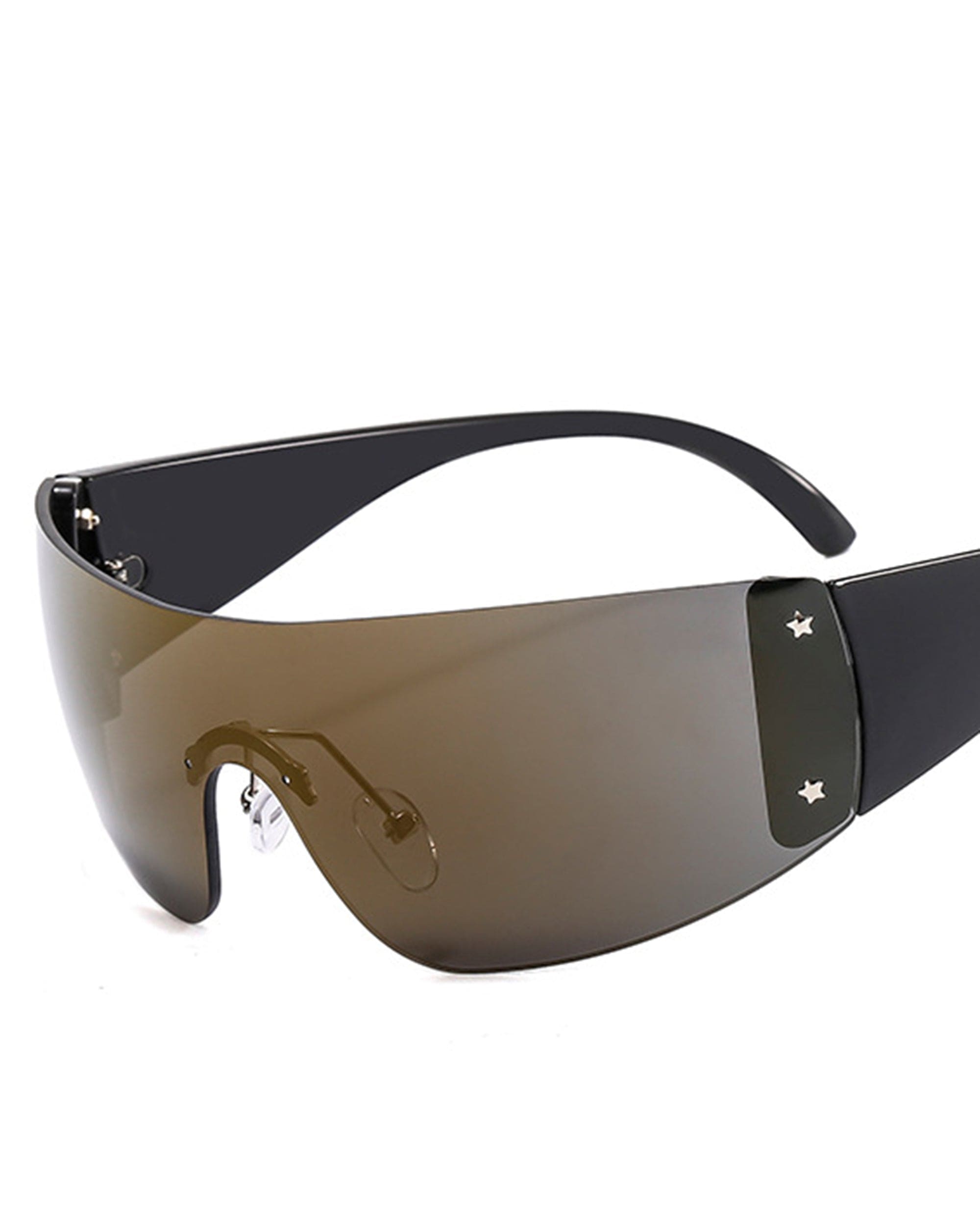 DAMAGE ASIA OPTICALS Frameless One-Piece Sunglasses