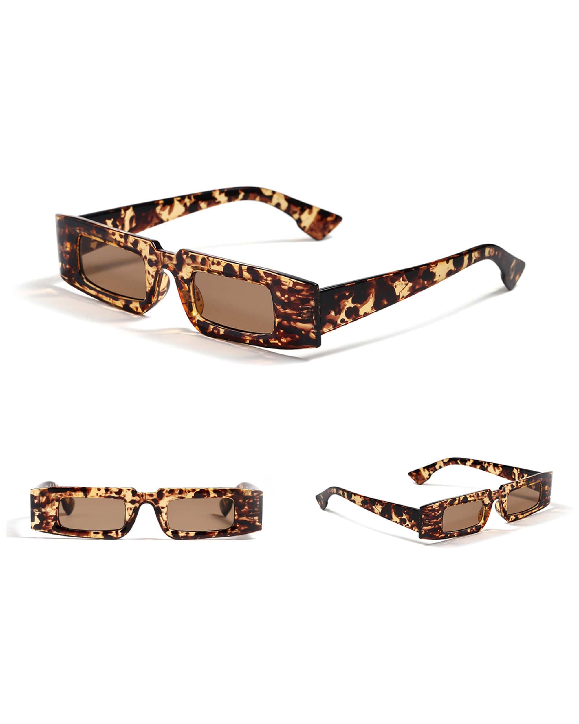 DAMAGE ASIA OPTICALS The Square Bold Frame Sunglasses
