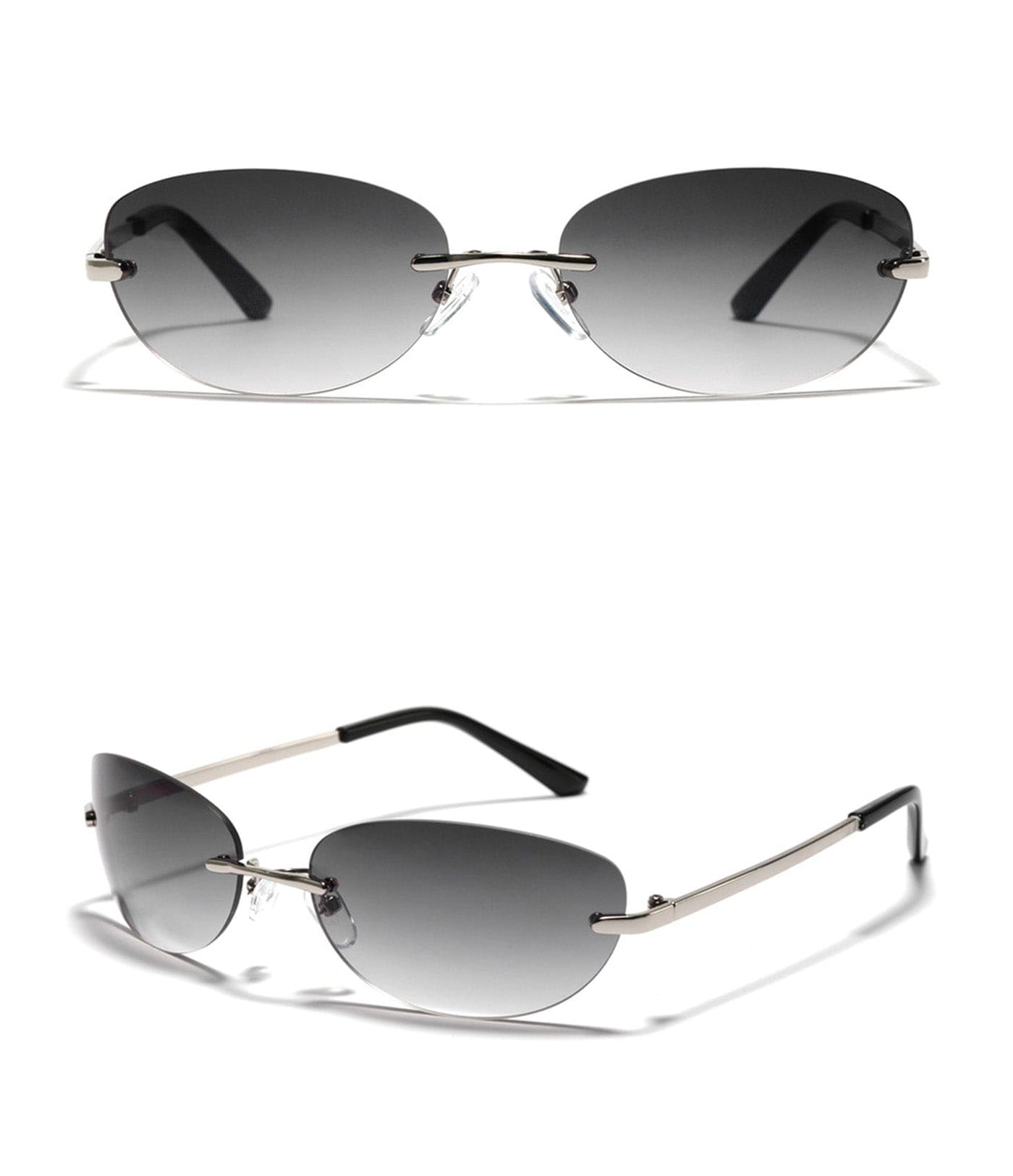 DAMAGE ASIA OPTICALS Rimless Gradient Sunglasses
