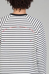 URBAN+FOREST Striped Raglan Long-Sleeve Tee
