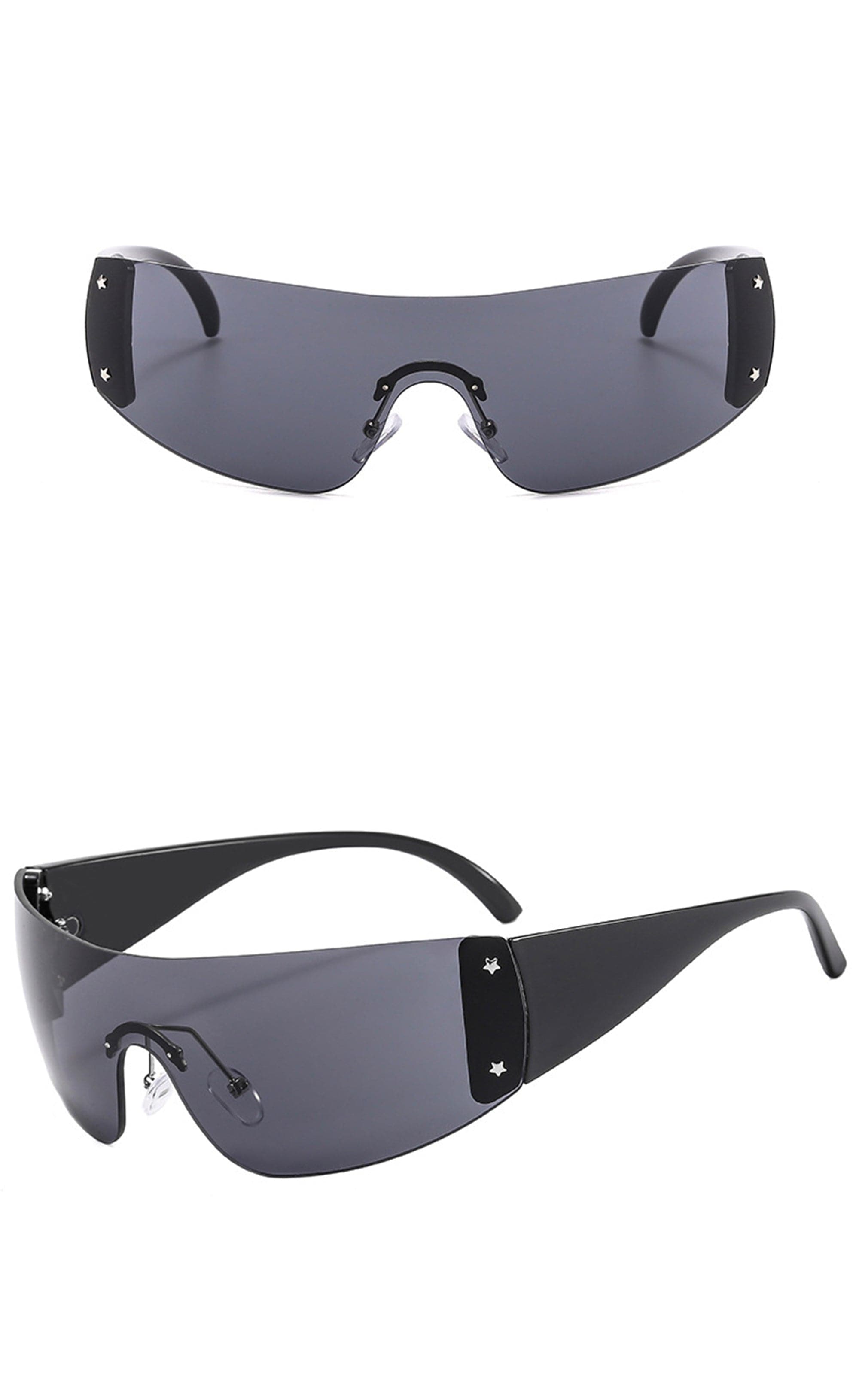 DAMAGE ASIA OPTICALS Frameless One-Piece Sunglasses