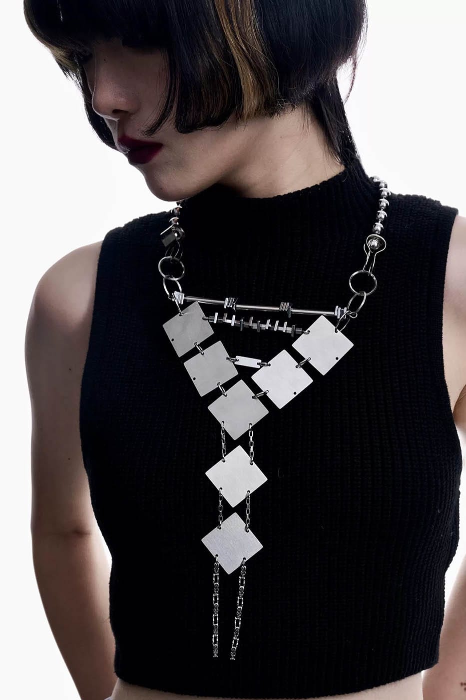 ILLUSORY Cyborg Metallic Tie