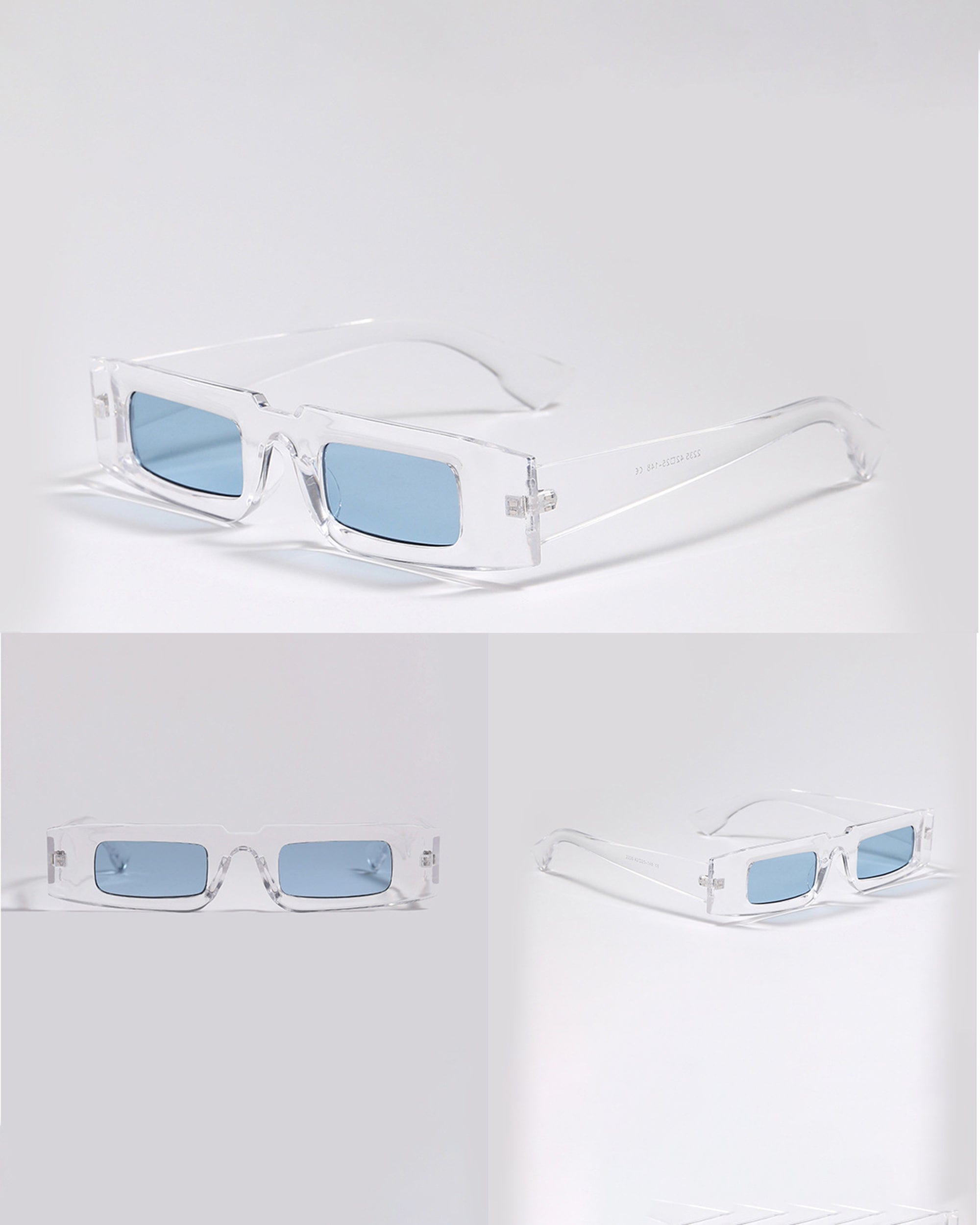 DAMAGE ASIA OPTICALS The Square Bold Frame Sunglasses