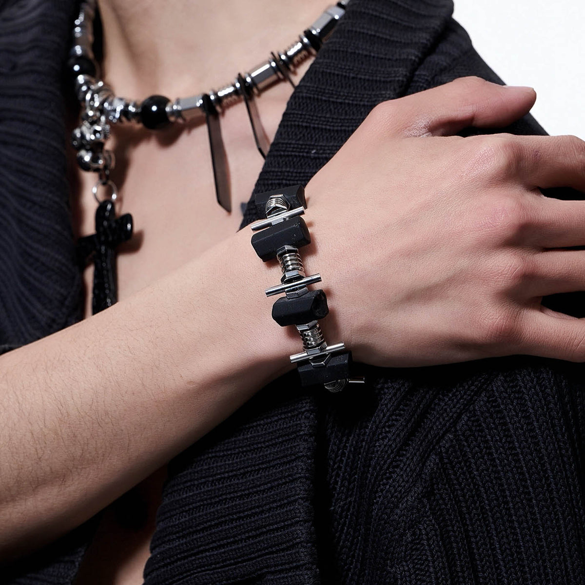 ILLUSORY Mechanical Punk Tourmaline Bracelet
