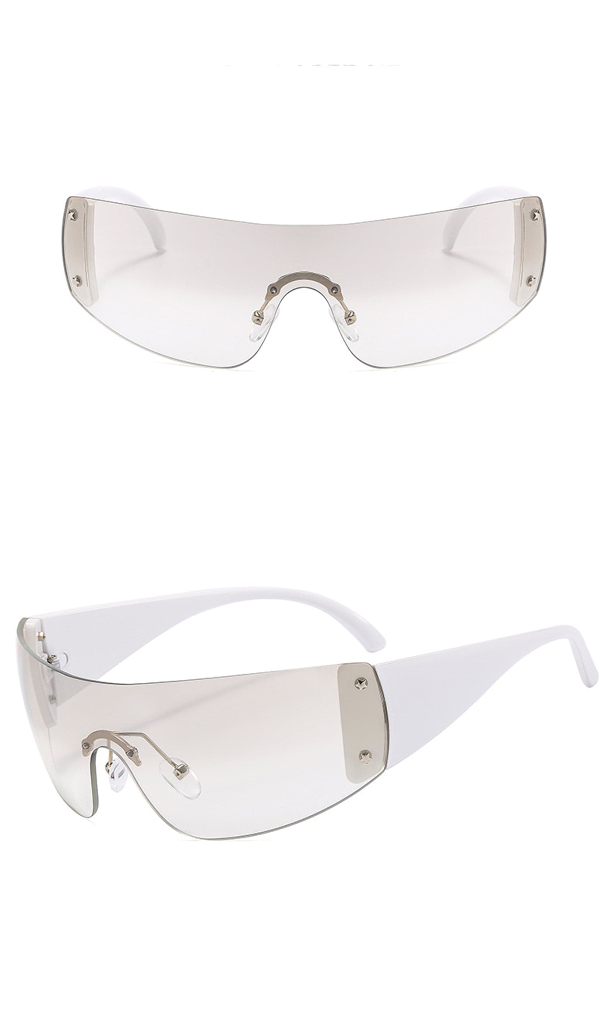 DAMAGE ASIA OPTICALS Frameless One-Piece Sunglasses