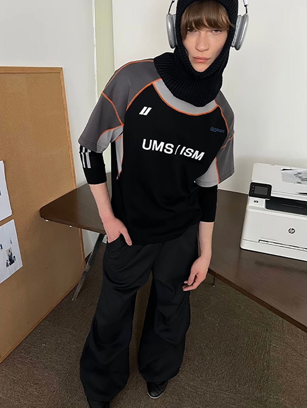 UMAMIISM Deconstructed Racing Raglan T-Shirt
