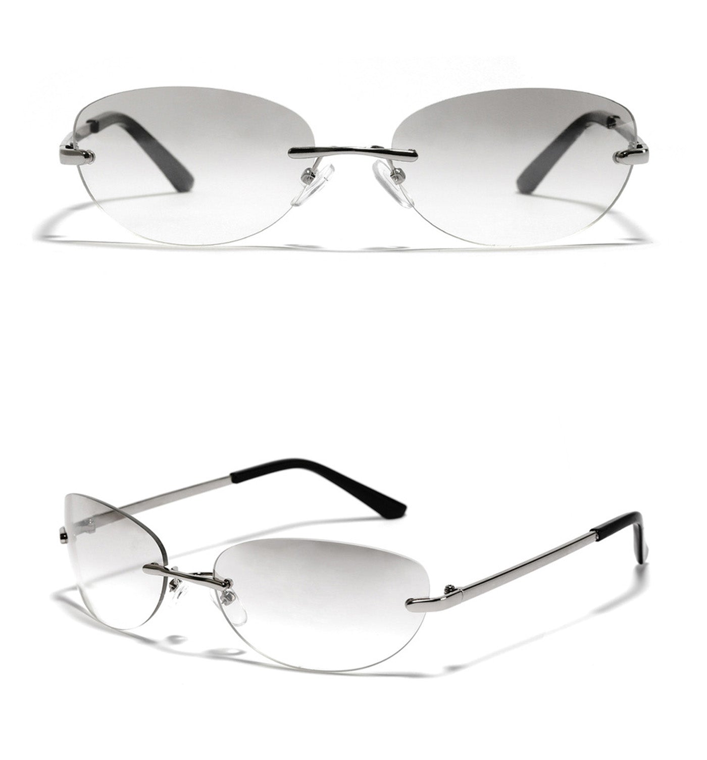 DAMAGE ASIA OPTICALS Rimless Gradient Sunglasses