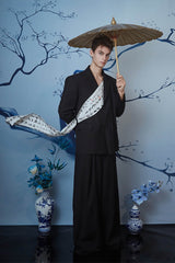 JIECHI Essential Draped Wide-Leg Pants