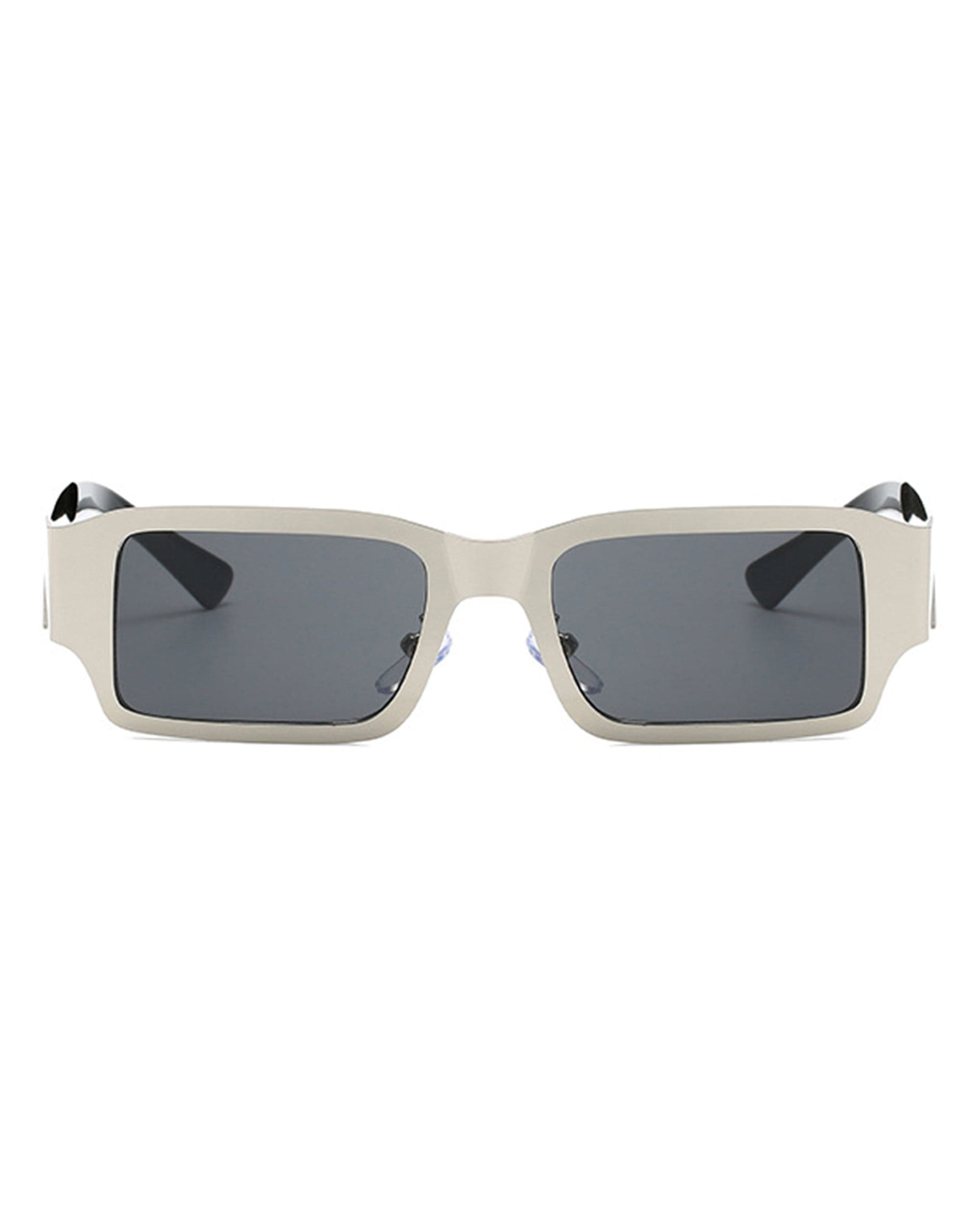 DAMAGE ASIA OPTICALS Metallic Square Frame Sunglasses