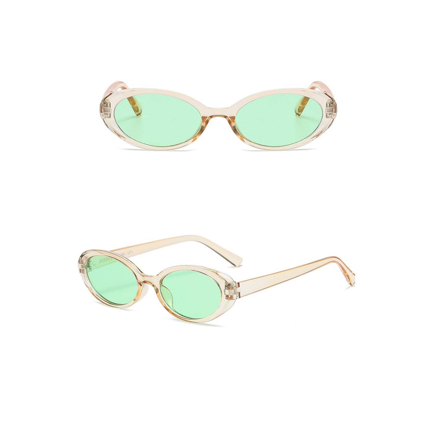 DAMAGE ASIA OPTICALS Retro Ellipse Sunglasses