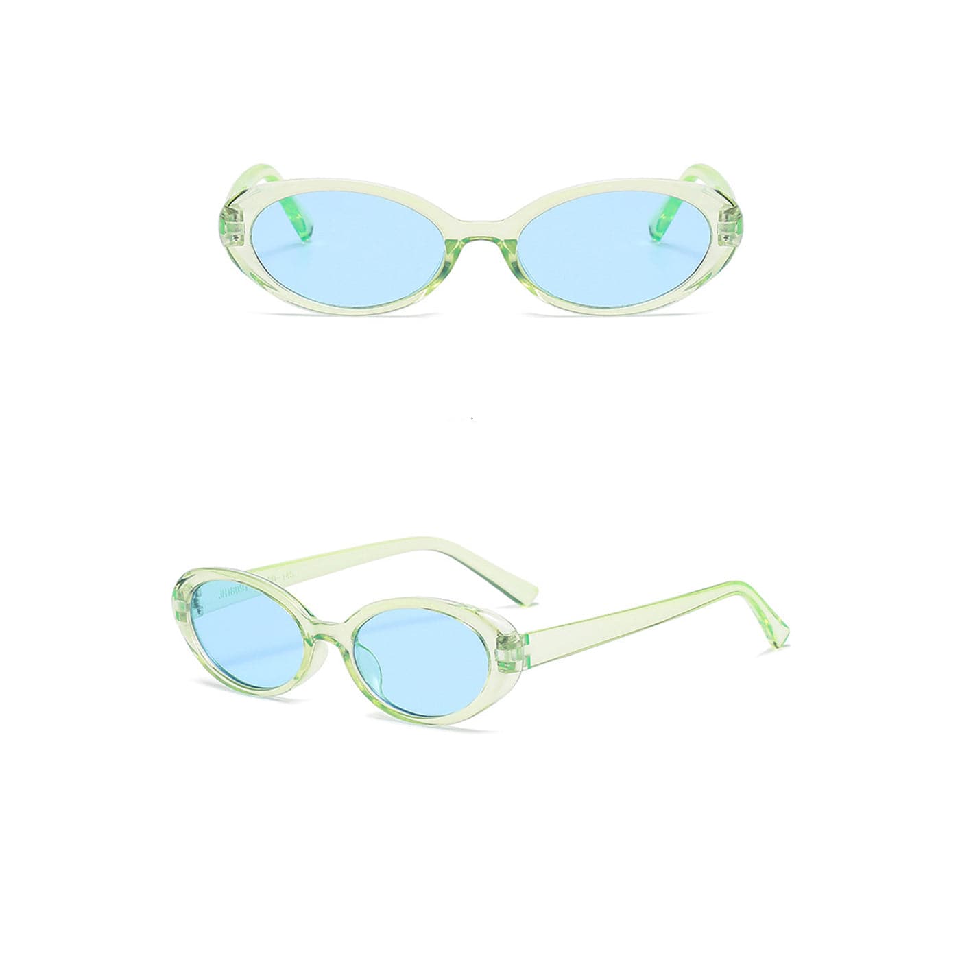 DAMAGE ASIA OPTICALS Retro Ellipse Sunglasses