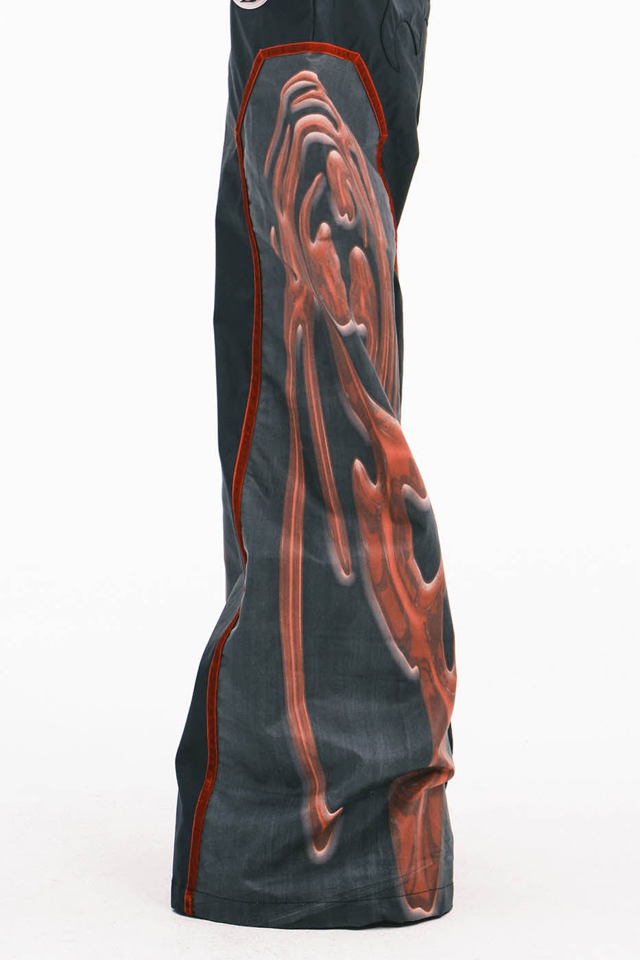 EMBRYO Totem Spliced Wide-Leg Pants