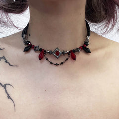 ILLUSORY Sanctuary Faux Leather Choker