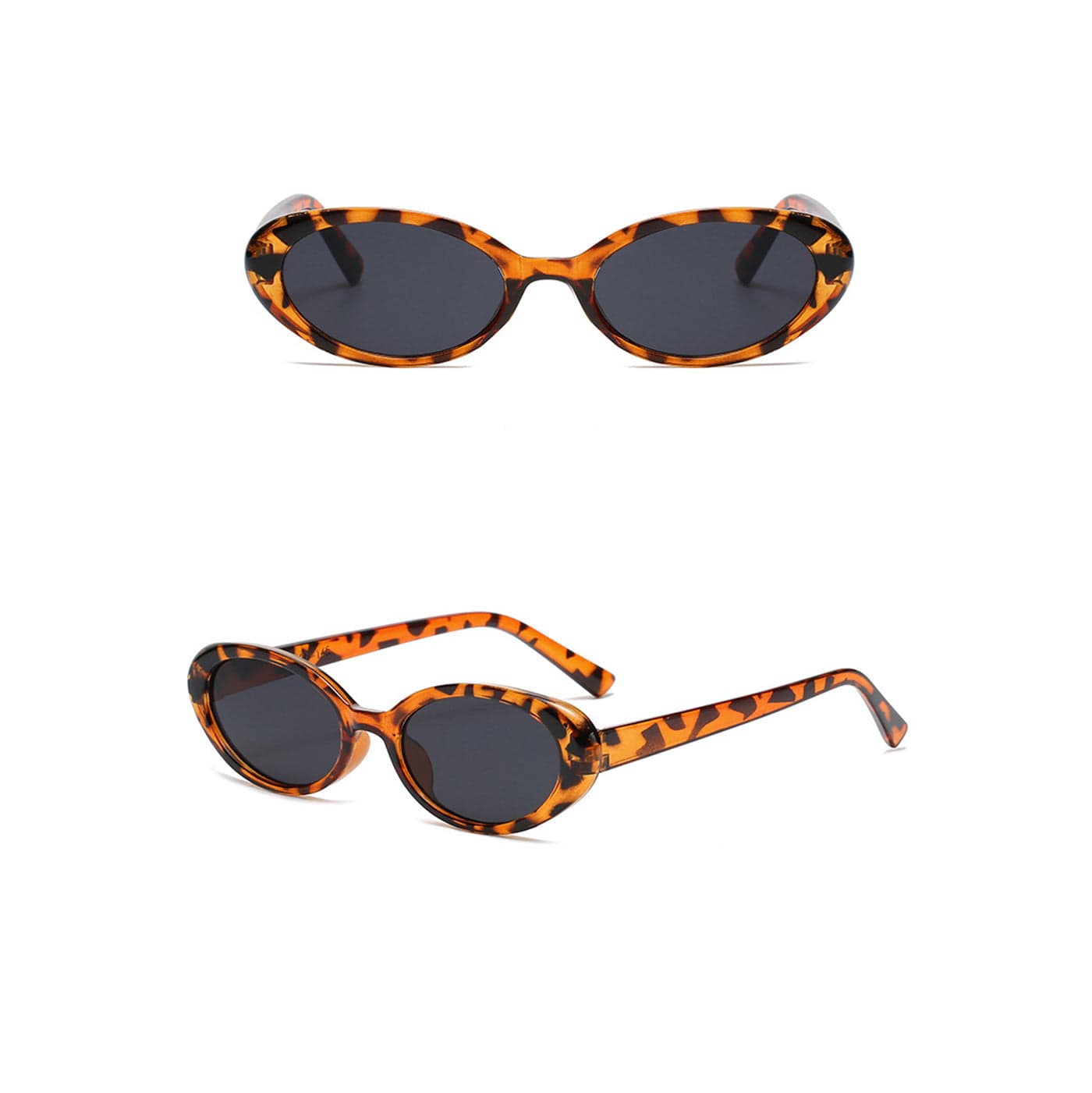 DAMAGE ASIA OPTICALS Retro Ellipse Sunglasses
