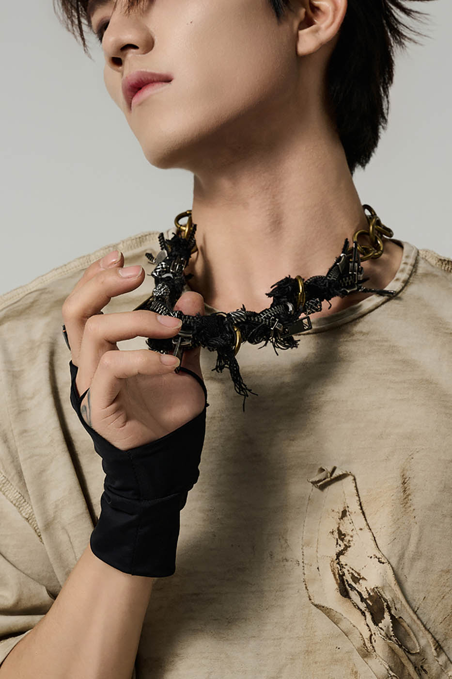 ILLUSORY x FLYERRER Distressed Watcher Necklace