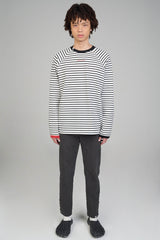 URBAN+FOREST Striped Raglan Long-Sleeve Tee