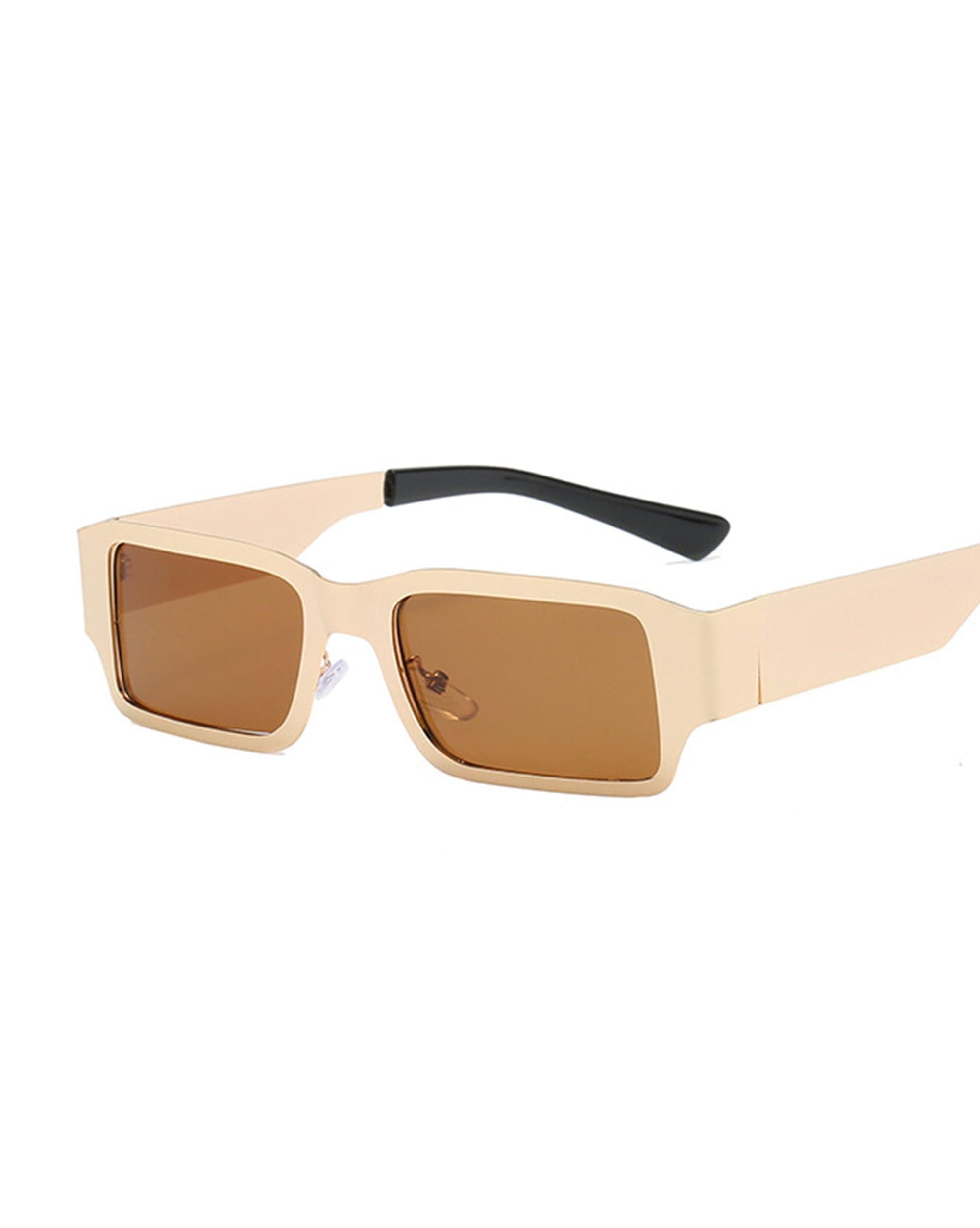 DAMAGE ASIA OPTICALS Metallic Square Frame Sunglasses