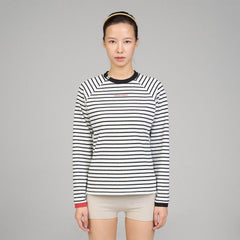 URBAN+FOREST Striped Raglan Long-Sleeve Tee
