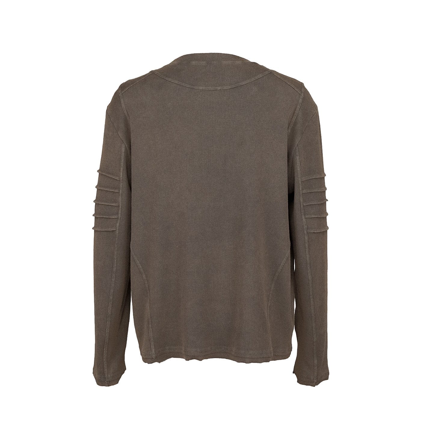 UNDERWATER Distressed Deconstructed Light Sweatshirt Brown