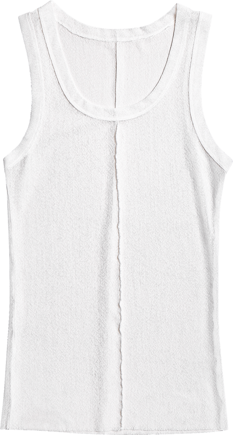 LEONSENSE Fog Tank Top White