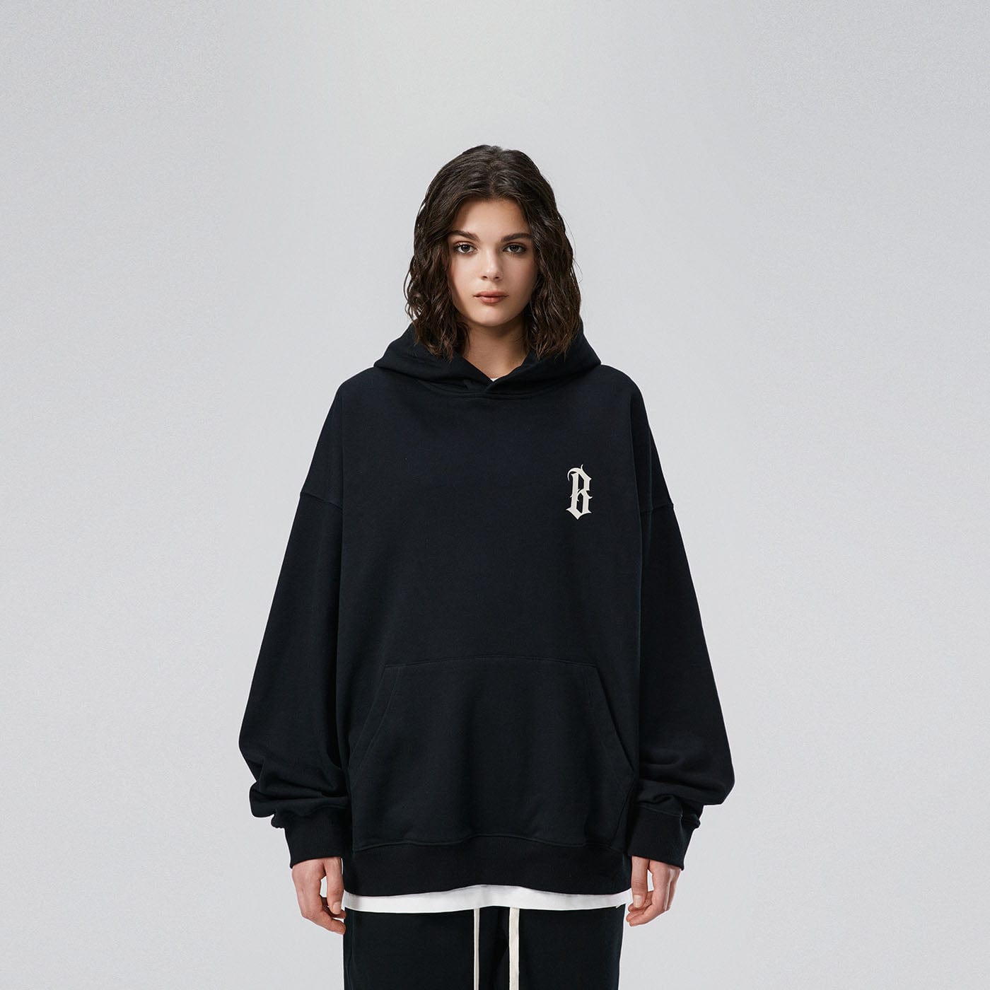 BONELESS Gothic Slogan Hoodie