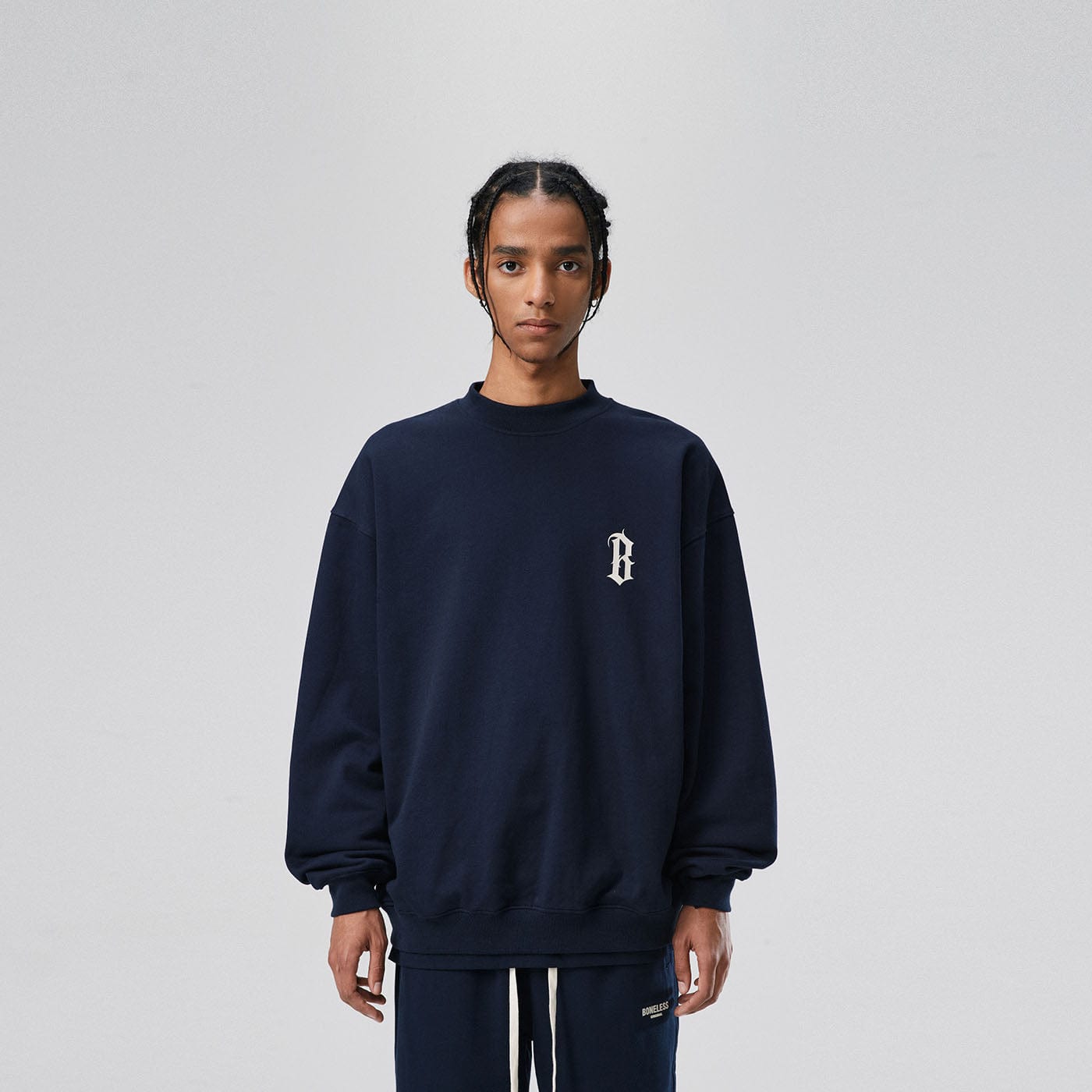 BONELESS Gothic Slogan Sweatshirt