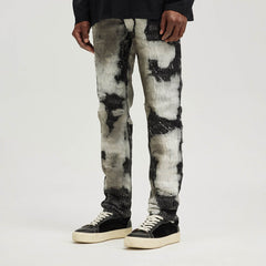 BONELESS Distressed Stitches Jeans