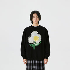 CONKLAB Fried Egg Flower Graphics L/S T-Shirt
