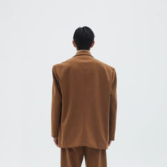 LEONSENSE Spliced Oversized Suit Jacket