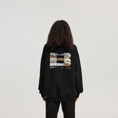 BONELESS LOGO Textures Graphics Hoodie