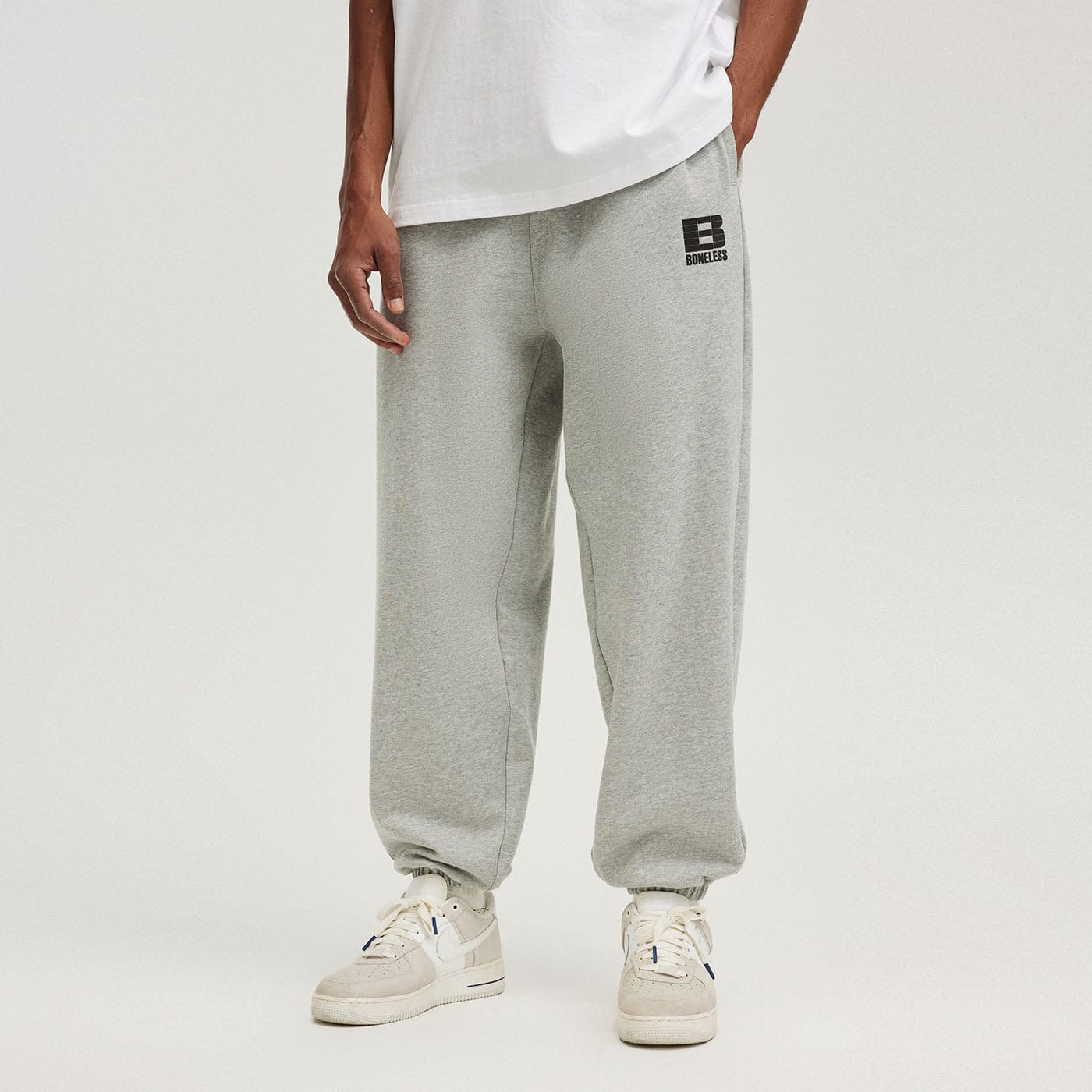 BONELESS Plaid B LOGO Jogger