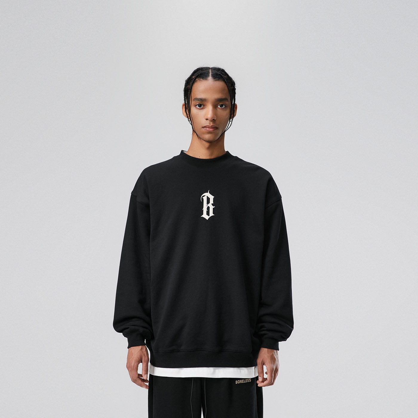 BONELESS Gothic LOGO Sweatshirt