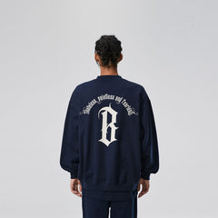 BONELESS Gothic Slogan Sweatshirt