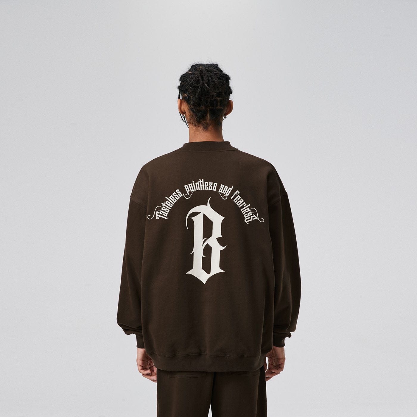 BONELESS Gothic Slogan Sweatshirt