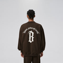 BONELESS Gothic Slogan Sweatshirt