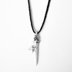 FLYERRER Cross-Star Braided Cord Necklace