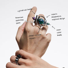 ILLUSORY Planet Beaded Ring