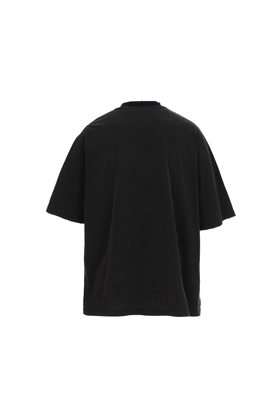 STEEPC Distressed Slogan Full-Print T-Shirt